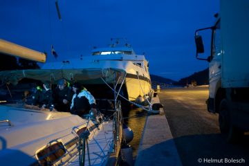 der Hafen von Ubli auf der Insel Lastovo, Kroatien – Foto © Helmut Bolesch